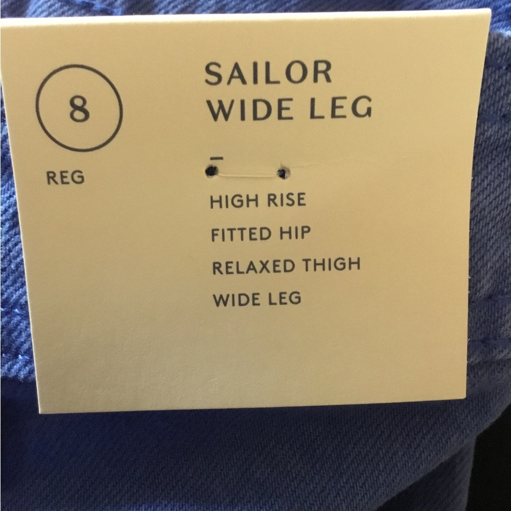 Universal Thread Electric Blue Wide-Leg High-Rise Jeans - Picture 9 of 12